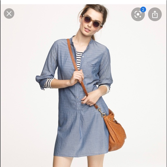 j crew tunic dress